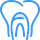 dental crown after root canal strengthening, treated tooth