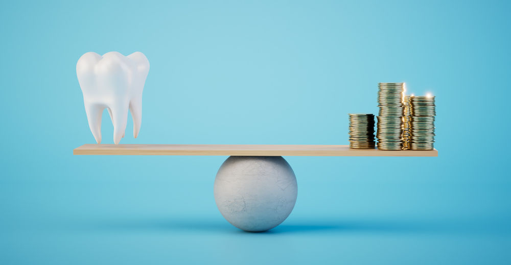 Concept image representing dental treatment pricing and fee transparency for dental implant procedures in Ontario clinics.
